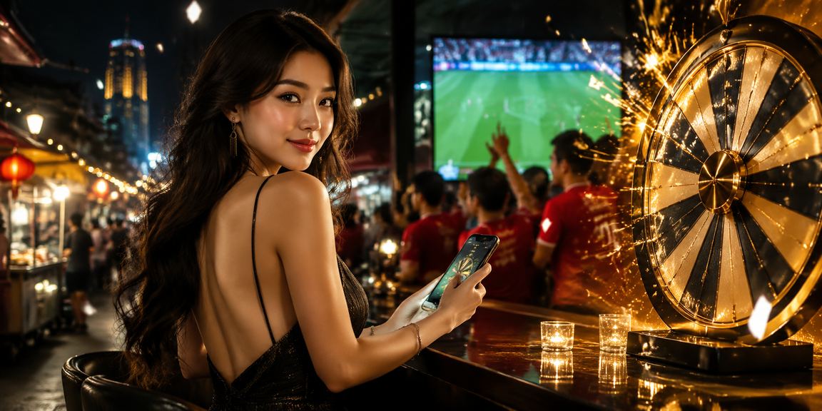 Người chơi tham gia roulette tại chợ đêm Hà Nội