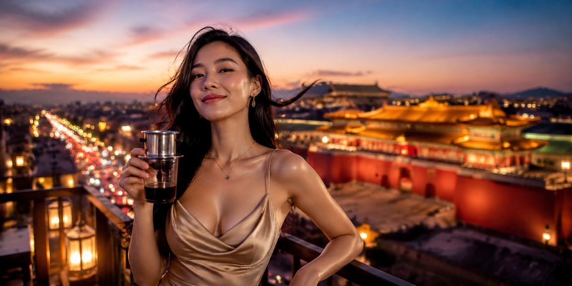 Người dùng xem kết quả xổ số và đặt cược tại quán cà phê Huế